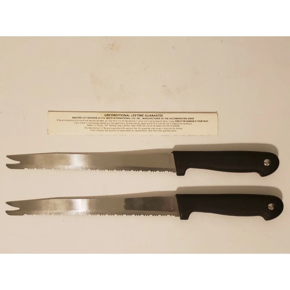 Lot Of 2 Master Cut 2 By Jesto‎ Knives Knife Set Mastercut Carve And Serve